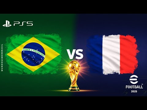 Brazil vs France | eFootball 26 World Cup 2026 Quarter-Final | Full Match Highlights, All Goals