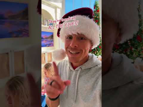 The one day a year the Elves don’t need their magic to fly home because they ride home with Santa in