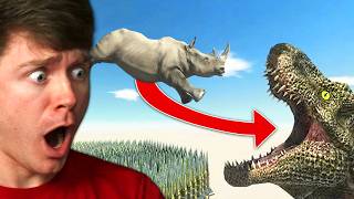 SURVIVE the DINOSAUR TRAP in ARBS!? (Reaction)