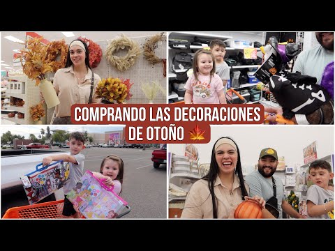 COMPRANDO DECORACIONES PARA OTOÑO ⎪MATEO HABLARA INGLES O ESPAÑOL EN LA ESCUELA?