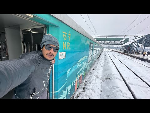 Delhi To Kashmir AC Train Soon 😍 || Journey in Heavy Snow ⛄️ || Kashmir Valley