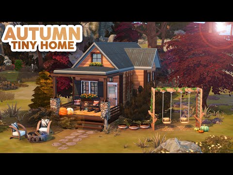 Autumn Tiny Home 🍂 // The Sims 4 Speed Build