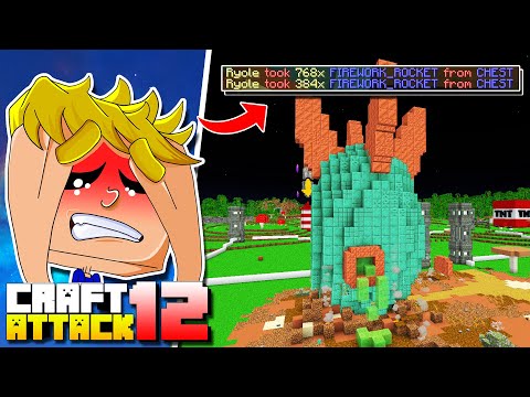 ER KLAUT über 1000 RAKETEN aus ihrem SHOP?! Minecraft Craft Attack 12 #27