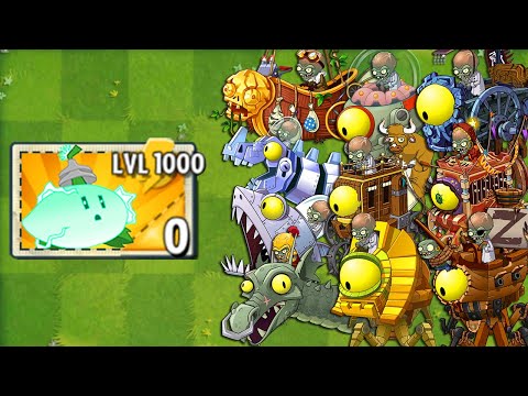 100% All PREMIUM Plants LEVEL 1000 vs All Final Boss - Plants vs Zombies 2 Mod