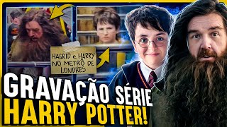 ATORES FLAGRADOS EM GRAVAÇÃO DA SÉRIE HARRY POTTER HOJE!