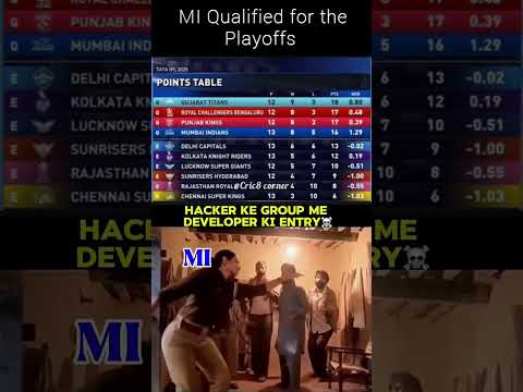 MI Qualified for the Playoffs 🔥 #shorts #viralvideo #ipl #mumbaiindians #mivsdc #cricket