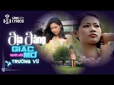 Trường Vũ | Địa Đàng Giấc Mơ (Nguyễn Lãng) | Nhạc Vàng Tình Ca