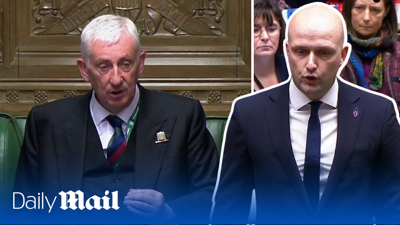 Sir Lindsay Hoyle apologises to the Commons amid shouts of “resign” from MPs