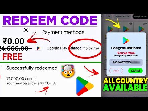 ( Redeem Code ) free redeem code app | google play redeem code | how to get free redeem codes