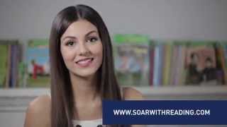 Victoria Justice Joins Soar With Reading, and reads from Magic Tree House #52: Soccer on Sunday