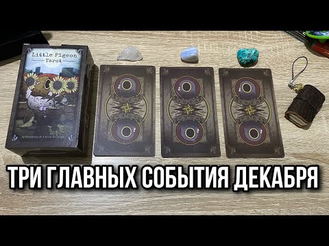 ТРИ ГЛАВНЫХ СОБЫТИЯ ДЕКАБРЯ 💯 гадание на таро Голубей Karina Tarot Reader