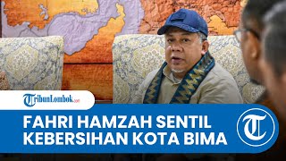 Wamen PKP Fahri Hamzah Sentil Kebersihan Kota Bima saat Peresmian RLH, Sebut Lingkungan Kotor