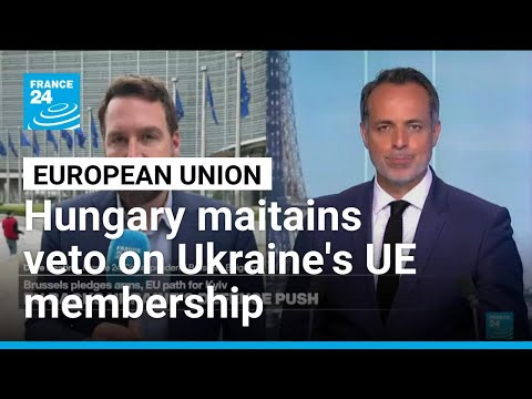 YouTube video thumbnail: Hungary Maintains Veto on Ukraine’s EU Membership bid After Referendum
