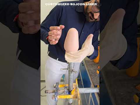 ✨ Making of Soft Silicone Liner for Below Elbow customized silicone cosmetic Hand ✨