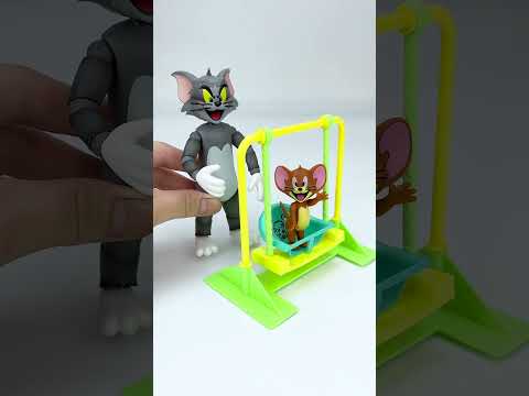 Satisfying Unboxing with Tom and Jerry play swing Cute Fun Toys Video ASMR #cartoon #tomandjerry