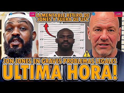 ⚠️¡TRISTE RETIRÓ JON JONES EN GRAVES PROBLEMAS LEGALES Y SALIDA DE UFC! TOPURIA vs MAKHACHEV EN 170