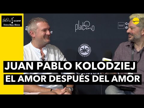 El creador de El amor después del amor: Juan Pablo Kolodziej. Premios Platino Xcaret 2024