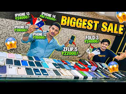 BIGGEST SALE EVER🤩Cheapest iPhone Market in Patna | Second Hand Mobile