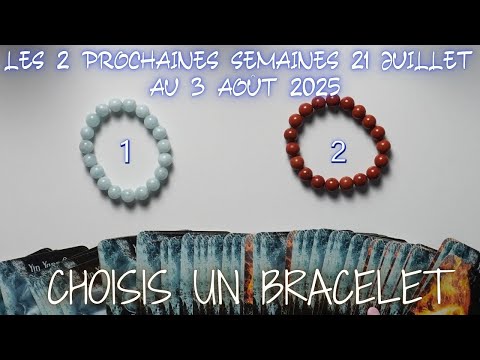 LES 2 PROCHAINES SEMAINES 21 JUILLET AU 3 AOÛT 2025 CHOISIS UNE CARTE