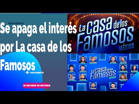 se desiinfla la casa de los famosos