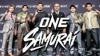 「ONE SAMURAI」日本から世界の頂点を目指すオリジナル新シリーズ発表記者会見🎌🔥 武尊、若松佑弥、吉成名高、与座優貴が熱い思いを語る🎤