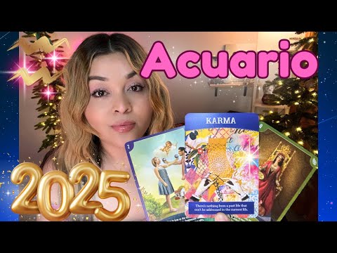 ACUARIO | El karma nunca más tocará tu Vida🪬Tu 2025 será el año del Darma y Éxito🎊 #acuario