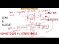 Genetics Concepts and Terminology