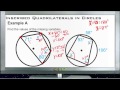 Inscribed Angles in Quadrilaterals