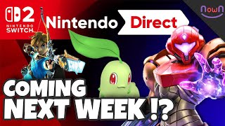 SURPRISE Nintendo Direct Coming NEXT WEEK... It's Rumoured!