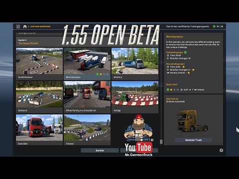 [ETS2 v1.55] Driving Academy - LKW Fahrfähigkeit *sau schwer*