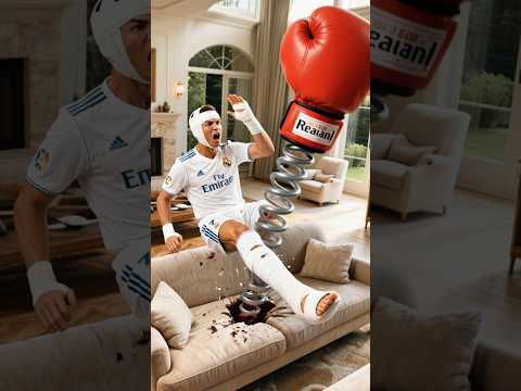 Ronaldo's son keeps driving him crazy — How does he handle this unruly kid? #ronaldo #football