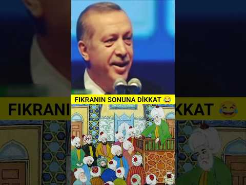 Erdoğan'dan Komik Fıkra 😂 Recep Tayyip Erdoğan #shorts