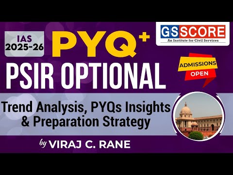 PSIR Optional PYQ+ Practice Program for UPSC | Trends, Strategy & Answer Writing Tips