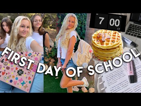 ERSTER SCHULTAG ☠️ FIRST DAY OF BACK TO SCHOOL | MaVie Noelle