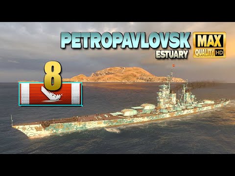 Cruiser Petropavlovsk destroyed 8 ships   World of Warships