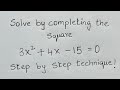 Solving Quadratic Equations Techniques