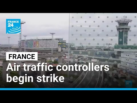 YouTube video thumbnail: Air Traffic Controller Strike in France