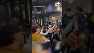 Seahawks fans flood the streets of Seattle after Super Bowl win