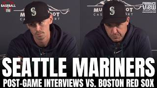 Emerson Hancock & Dan Wilson Respond to Seattle Mariners Struggles vs. Boston, 5-1 Loss vs. Red Sox