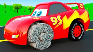 Cars & Trucks With Ancient Wheels - Color Garage McQueen Mix-Up