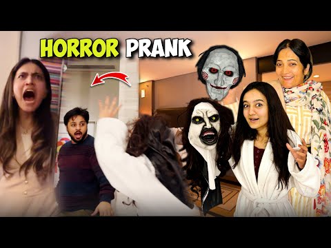 SCARY HORROR PRANK with Iqreeb In  Abu Dhabi Hotel😱| Dr say Bura Haal Hogya 😂| Sistrology
