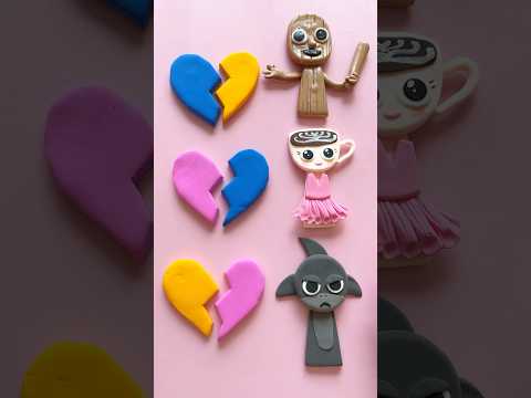 Making Brainrot Clay Tung Tung Tung Sahur Sad Story | Guess the mixed Color : Ballerina Cappucina