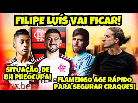 ZENIT PAGA MULTA! FILIPE LUÍS VAI FICAR MAIS TEMPO! SITUAÇÃO DE BH! ROSSI E ARRASCAETA VÃO RENOVAR!