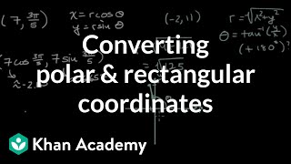 Converting polar and rectangular coordinates | Precalculus | Khan Academy