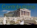 Ancient Greek Contributions and Society