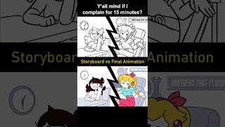 Storyboard vs Animation: me complaining for 15 mins (shot 17)