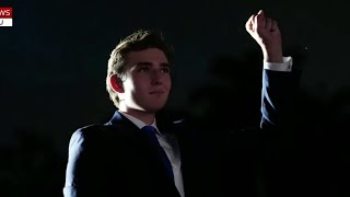 Donald Trump:"Welcome to the scene Barron " | #barrontrump #trump