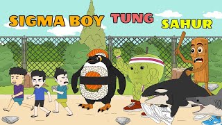 BRAINROT ANIMATION SIGMA BOY   TUNG TUNG SAHUR TRALALA BUDIN DIN DUN ORCALA | Pinoy Animation