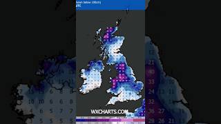 Extremely Heavy Snow from the Latest ECMWF! #snow #cold #weather