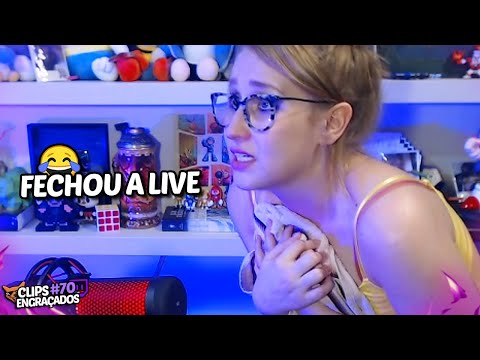 FECHOU A LIVE POR UM MOTIVO MUITO BIZARRO | CLIPS ENGRAรADOS